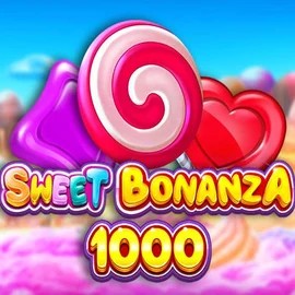 Sweet Bonanza 1000 slot visual from Pragmatic Play available on playbison-casino.eu